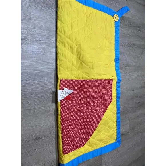 Vintage 1985 Playskool Baby Fold N Go Play Mat Activity Quilt Blanket Tummy Time - Picture 5 of 6